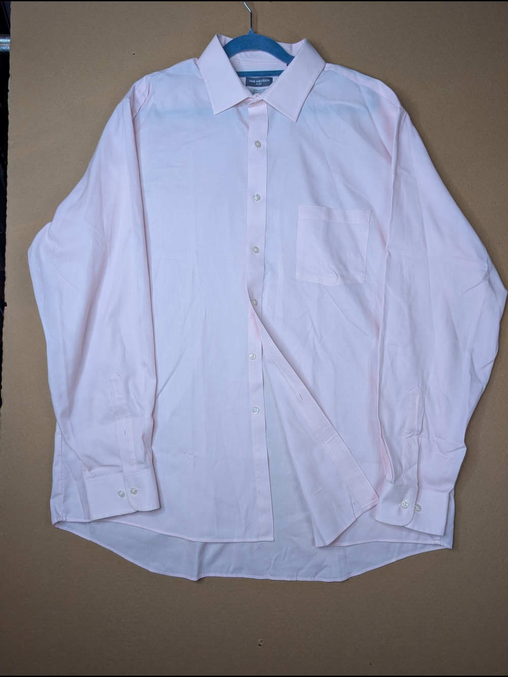 Van Heusing Light Pink Men's Button-Up